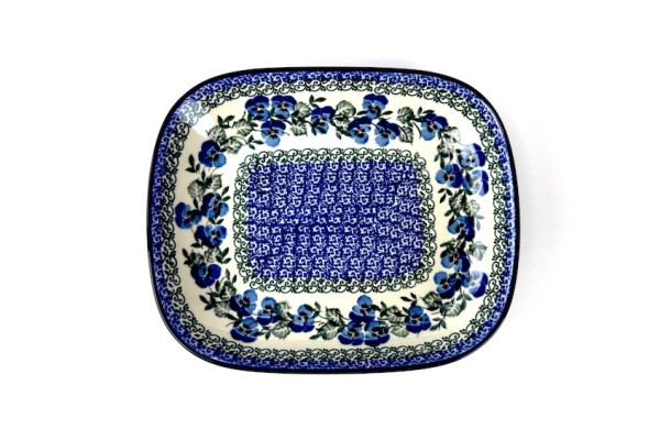 159 Bunzlau Rechthoekige schaal 2273X 159 Schotel rechthoek 22,5x19cm